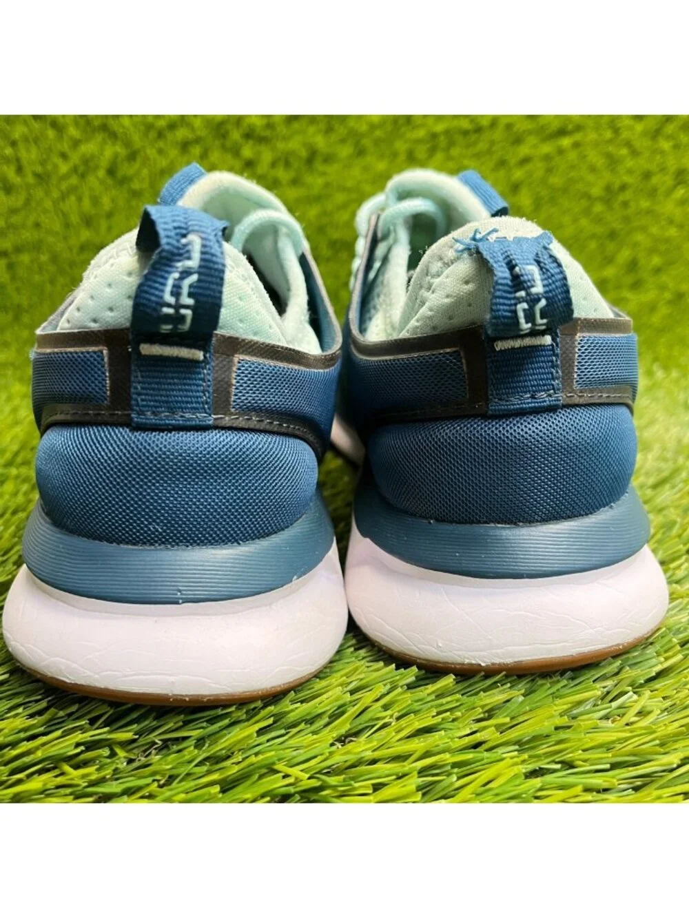 Kuru Atom Womens Size 5.5 Blue White Athletic Running Walking Shoes Sneakers